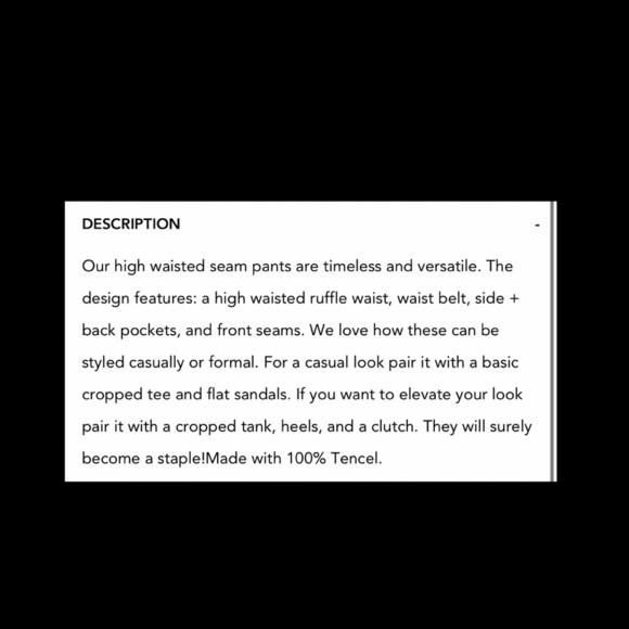 Bella Dahl Seamed Straight Leg Trousers. - Picture 6 of 6